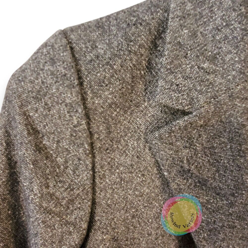 NWT Talbots Italian Wool Silk Tweed Blazer 14 Double Breasted - Picture 2 of 16
